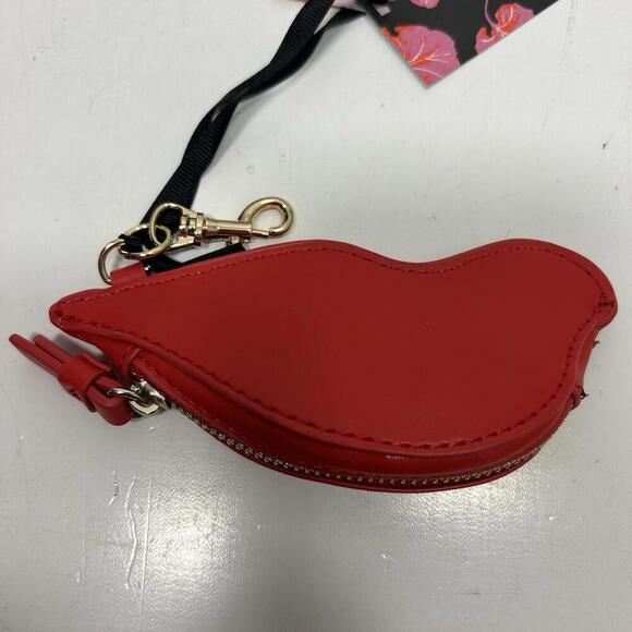 Diane Von Furstenberg DVF Target Red Lips Cute Coin Pouch Limited IN HAND - NWT - Picture 3 of 9